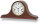 Napoleon and mantel clock, mechanical, walnut veneer - AMS Model: 2193/1