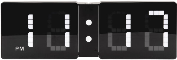 Wall clock LED with flip look - Karlsson Model: KA5602WH