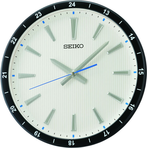 Modern wall clock case diameter: 35 cm - Seiko Model: QXA802J