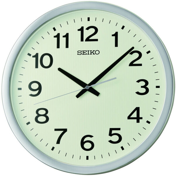 Modern wall clock luminous dial - Seiko Model: QXA799S