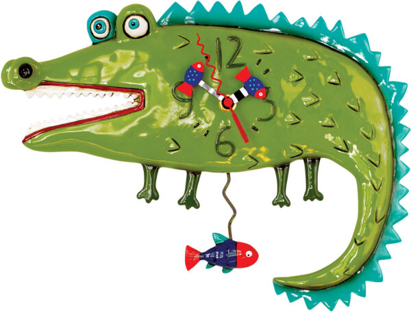 Later Gator pendulum wall clock - Allen Designs Model: P1998