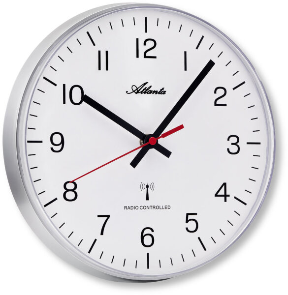 Modern wall clock diameter: 25.5 cm - Atlanta Model: 4532/19