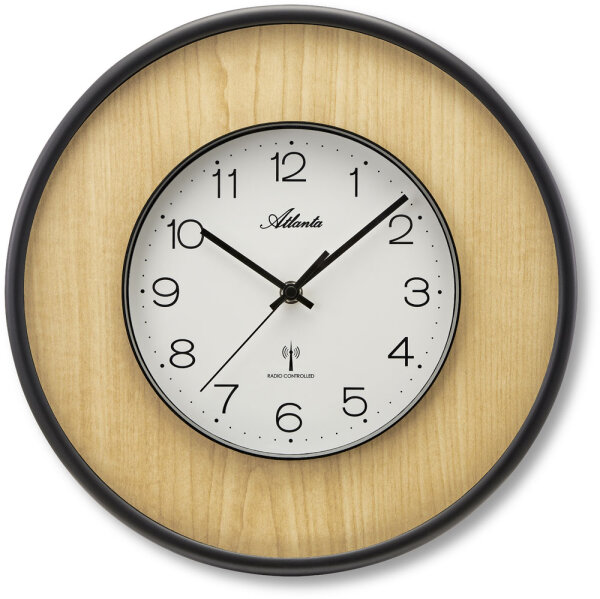 Modern wall clock diameter: 34 cm - Atlanta Model: 4540/30