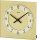 Modern table clock made of mineral glass, brass - AMS Model: 1249