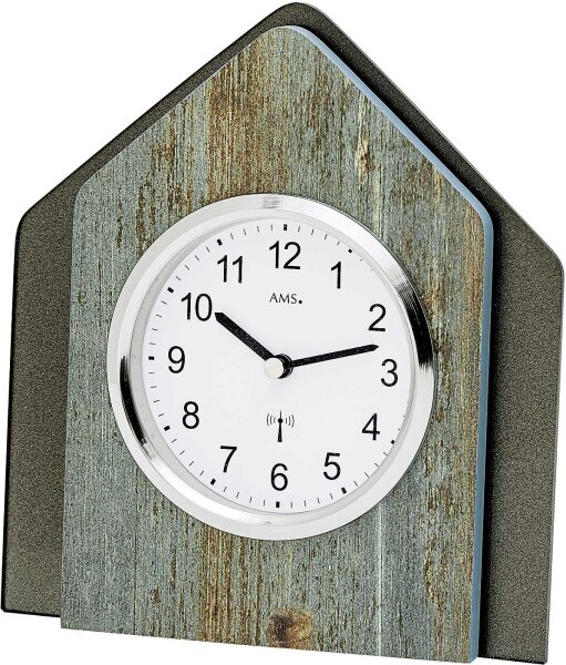 Modern table clock wood structure - AMS Model: 5172