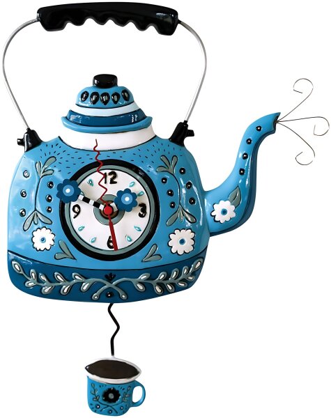 Kettle pendulum wall clock - Allen Designs Model: P2052