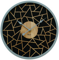 Modern wall clock, brown - Hermle Model: 30102-002100