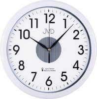 Radio-controlled wall clock with light sensor - JVD Model: RH692.1