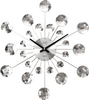 Wall clock silver-colored dial - JVD Model: HT464.1