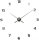 Wall clock variable size - JVD Model: HT465.7
