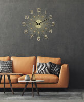 Wall clock gold-colored - JVD Model: HT108.2