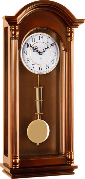 Radio-controlled wall clock walnut - JVD Model: NR20123/23