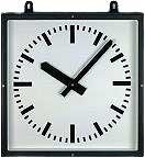 Radio-controlled wall clock - Series: Analog Outdoor Clocks - GER-Technik Model: QAU-Funk-80-S