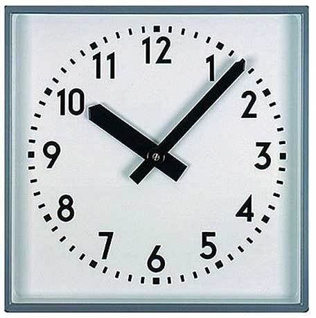 Radio-controlled wall clock - Series: Analog Indoor Clock - GER-Technik Model: QIU-Funk-50-A