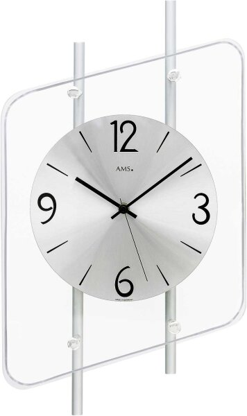 Radio-controlled wall clock - AMS Model: 5582