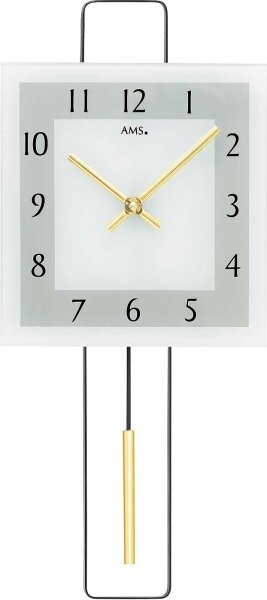 Radio-controlled wall clock - AMS Model: 7505