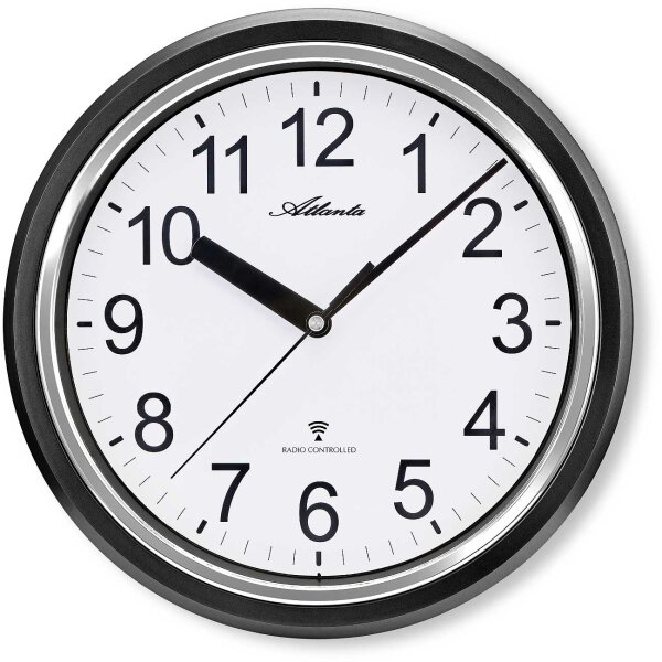 Modern wall clock diameter: 28 cm - Atlanta Model: 4522/7