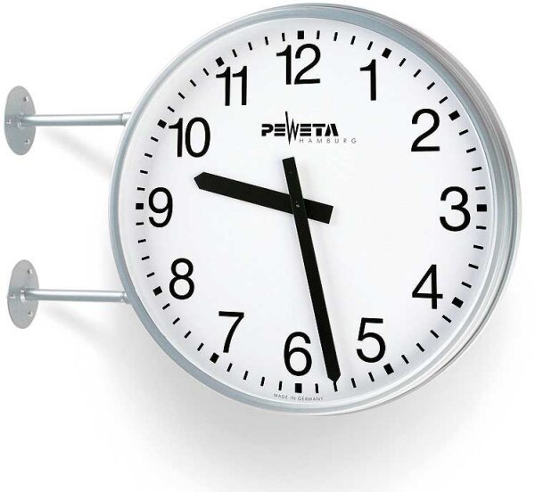 Large room clock double-sided - Peweta Model: 51.352.512