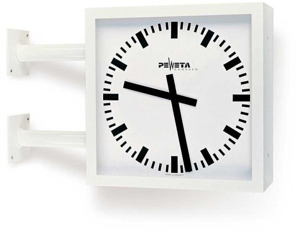 Large room clock double-sided - Peweta Model: 51.372.522