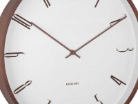 Modern wall clock white - Karlsson Model: KA6014WH
