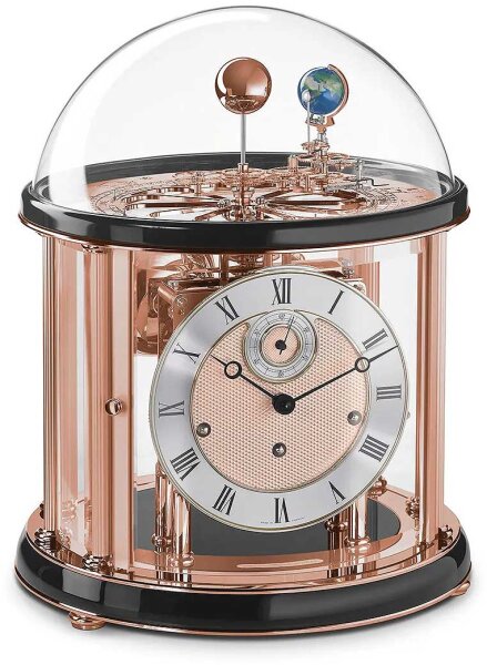 Chrome rose gold, black - Hermle Model: 22824-740352