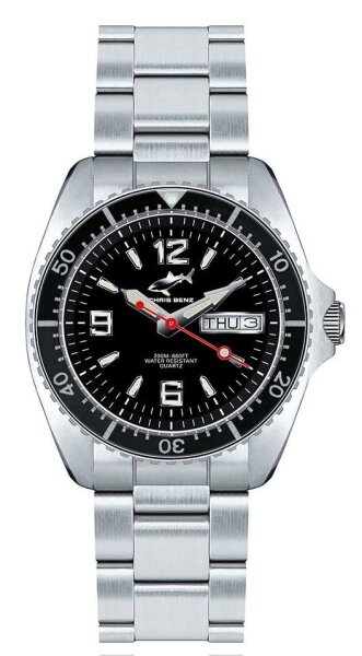Mens divers watch - Series: Chris Benz One Medium - Chris Benz Model: 200M
