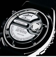 Mens divers watch - Series: Depthmeter Chronograph 300M - Chris Benz Model: CB-C300-G-MB