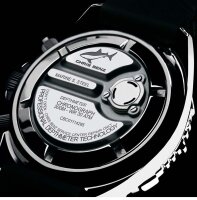 Mens divers watch - Series: Depthmeter Chronograph 300M - Chris Benz Model: CB-C300-W-MB