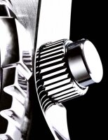 Mens divers watch - Series: Depthmeter Chronograph 300M - Chris Benz Model: CB-C300-W-MB