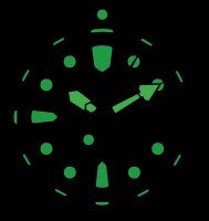 Mens divers watch - Series: Chris Benz Deep 500M Automatic - Chris Benz Model: CB-500A-B-KBS