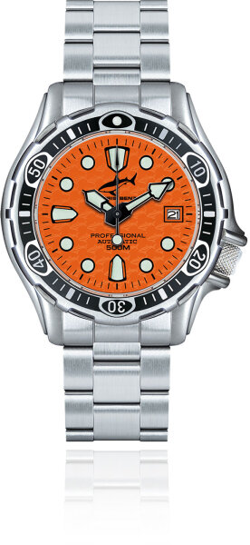 Mens divers watch - Series: Chris Benz Deep 500M Automatic - Chris Benz Model: CB-500A-O-MB