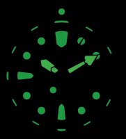 Mens divers watch - Series: Chris Benz Deep 500M Automatic - Chris Benz Model: CB-500A-O-MB