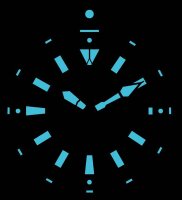 Mens divers watch set with two straps - Series: Defense Kommando Diver - Chris Benz Model: CB-1000-KD