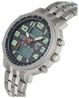 Mens solar and radio-controlled watch - Eco Tech Time Model: EGS-11302-22M