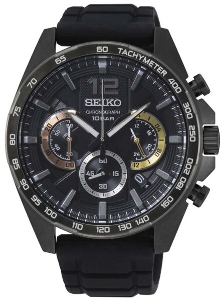Mens Chronograph Watch - Seiko Model: SSB349P1