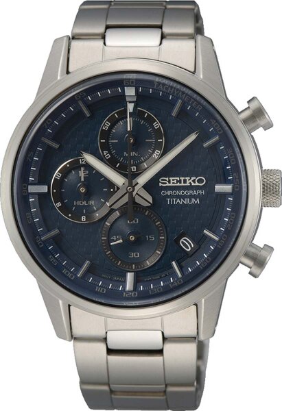 Mens Chronograph Watch - Seiko Model: SSB387P1