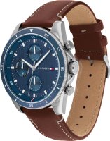 Mens Watch with Brown Leather Strap - Tommy Hilfiger Model: 1791837