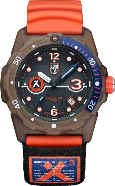 Mens Watch Bear Grylls Rule of 3 X Tide - Luminox Model: XB.3729.ECO
