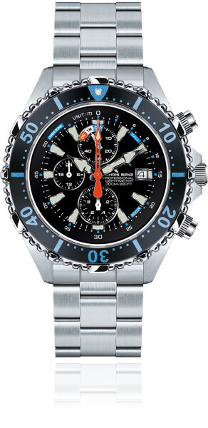 Mens Watch Series: Depthmeter - Chris Benz Model: CB-C300X-LB-MB
