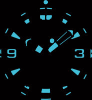 Mens Watch Series: Depthmeter PINK EDITION - Chris Benz Model: CB-D200X-P-NBS