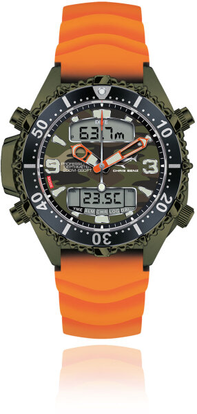 Mens Watch Series: Depthmeter - Limited Edition - Urban Chameleon - Chris Benz Model: CB-D200X-C-KBO