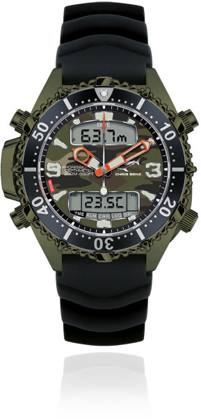 Mens Watch Series: Depthmeter - Limited Edition - Urban Chameleon - Chris Benz Model: CB-D200X-C-KBS