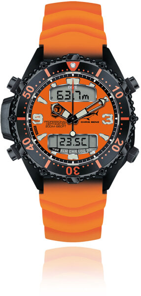 Mens Watch Series: Rescue Diver - Chris Benz Model: CB-D200X-RS-KBO