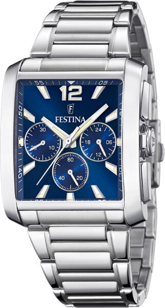 Mens chronograph stainless steel, square - Festina Model: 20635_2