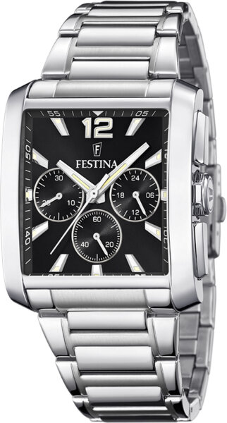 Mens chronograph stainless steel, square - Festina Model: 20635_4