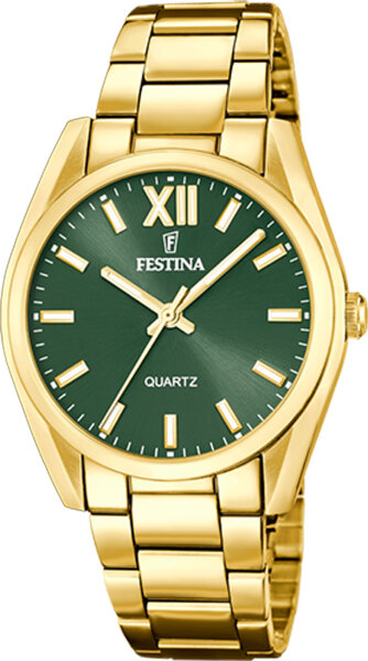 Ladies watch stainless steel PVD yellow gold - Festina Model: 20640_4