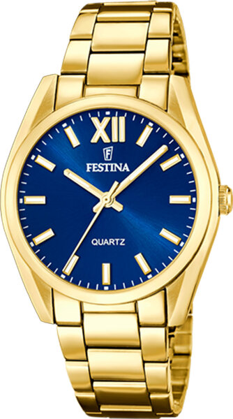 Ladies watch stainless steel PVD yellow gold - Festina Model: 20640_5