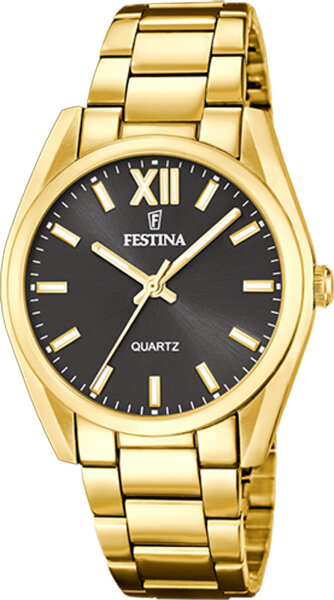 Ladies watch stainless steel PVD yellow gold - Festina Model: 20640_6