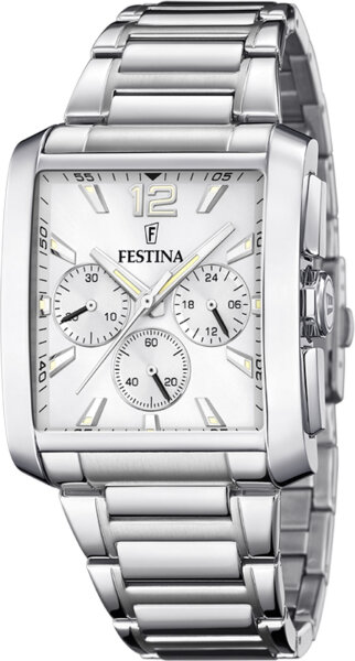 Mens chronograph stainless steel, square - Festina Model: 20635_1
