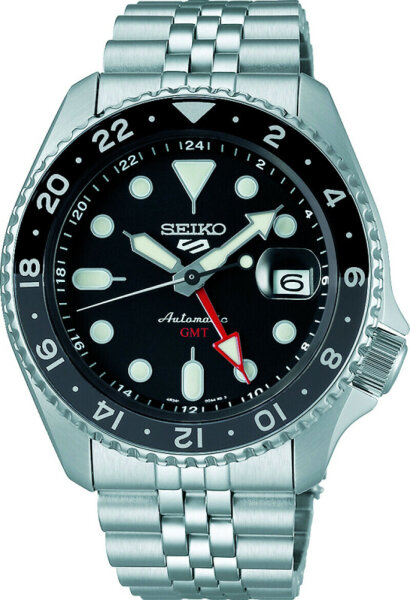 Mens automatic watch hand-wound - Seiko Model: SSK001K1